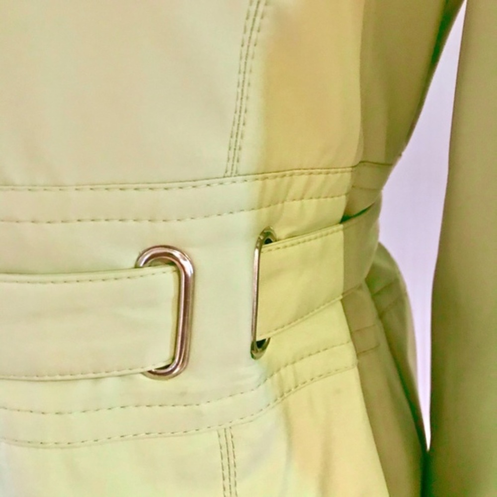 Nine West Lime Green Trench Coat - Picture 6 of 11